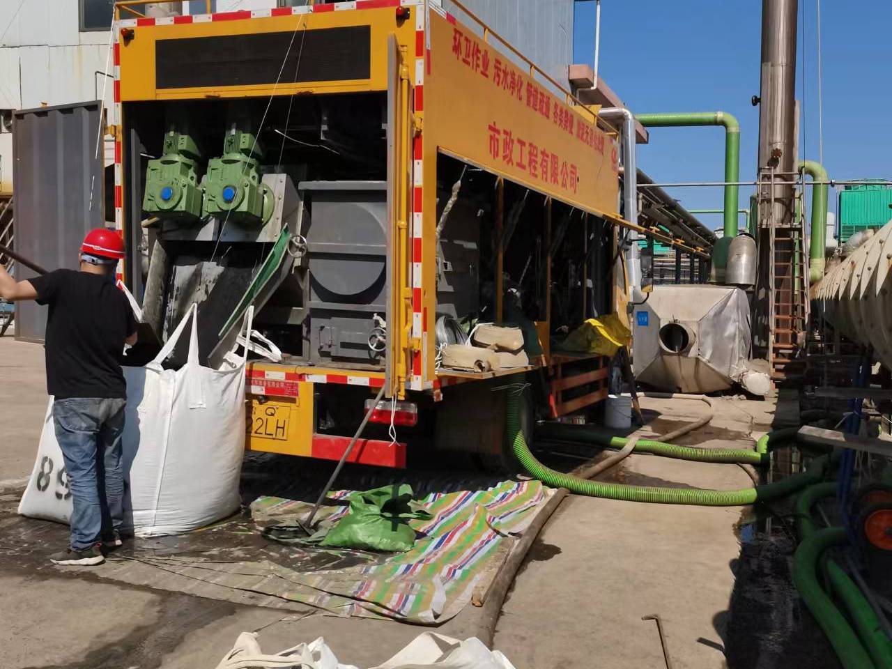 梅州淤泥压干处理